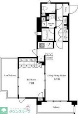 イプセ蒲田WESTの物件間取画像